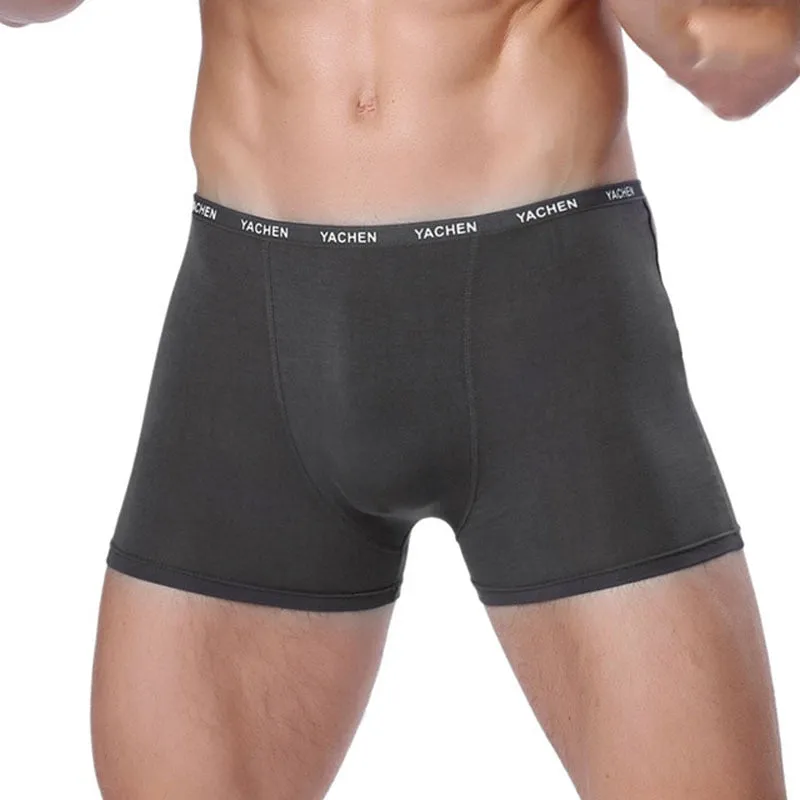 4pcs/lot Men Boxer Soft Breathable Underwear Male Underpants