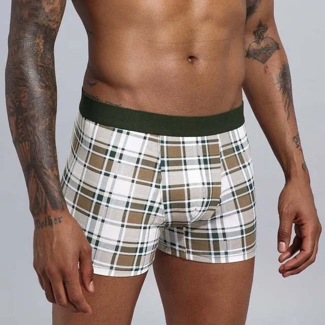 5pcs Men Cotton Boxer Shorts