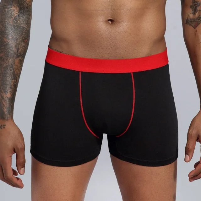 5pcs Men Cotton Boxer Shorts