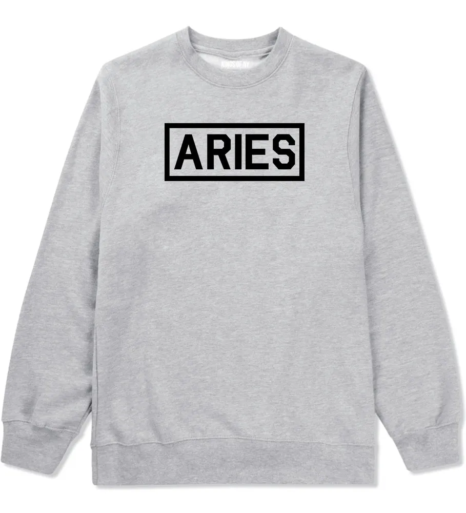 Aries Horoscope Sign Mens Crewneck Sweatshirt