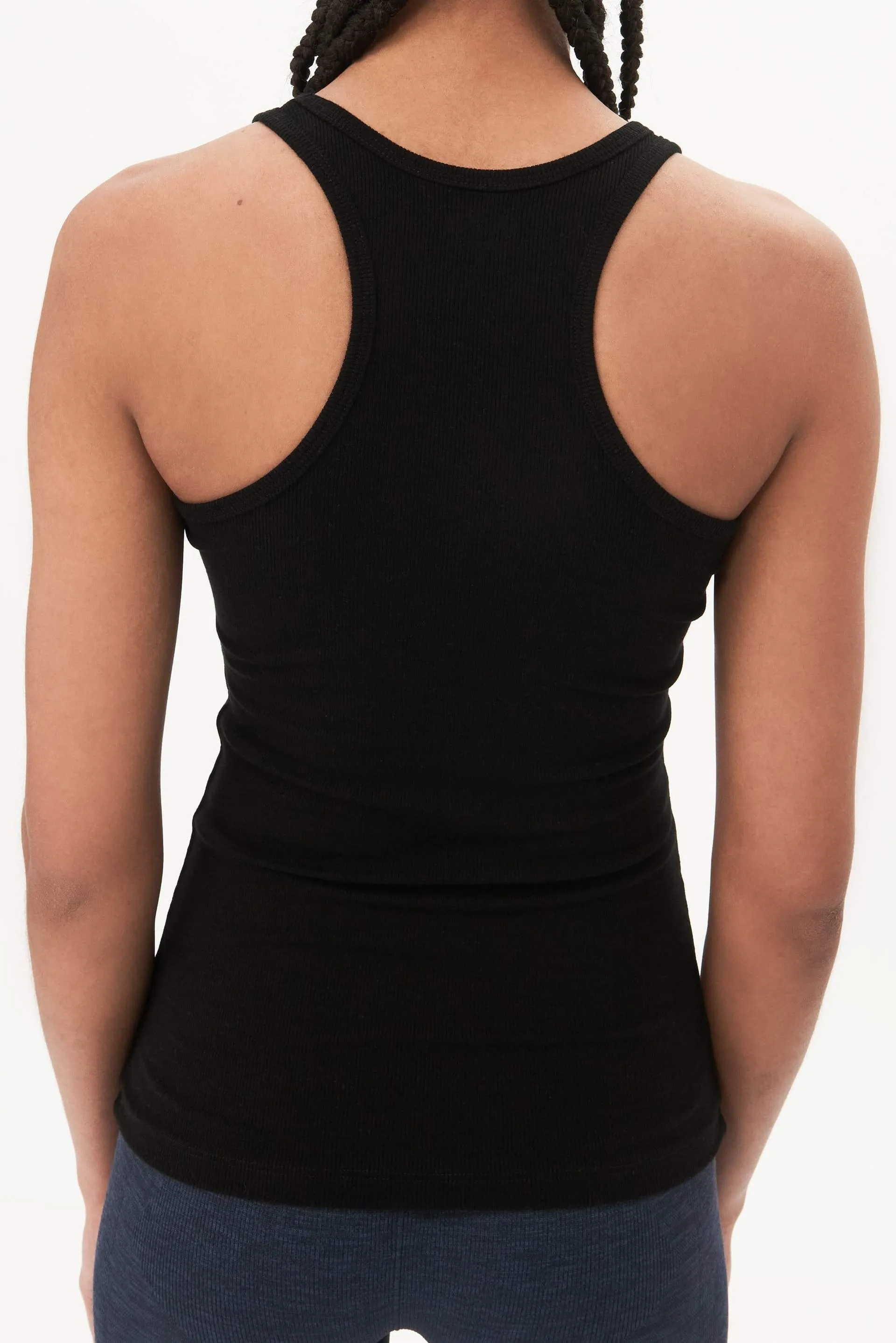 Ashby Rib Tank, Black