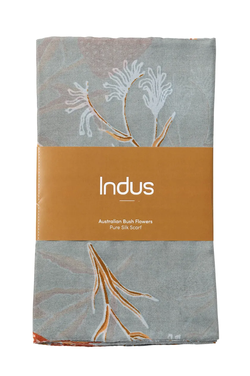 Australian Bush Flower Silk Scarf