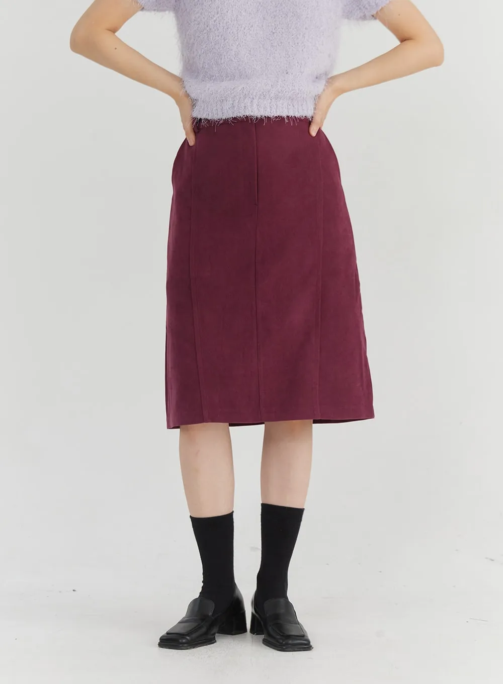 Banded Midi Skirt OO331