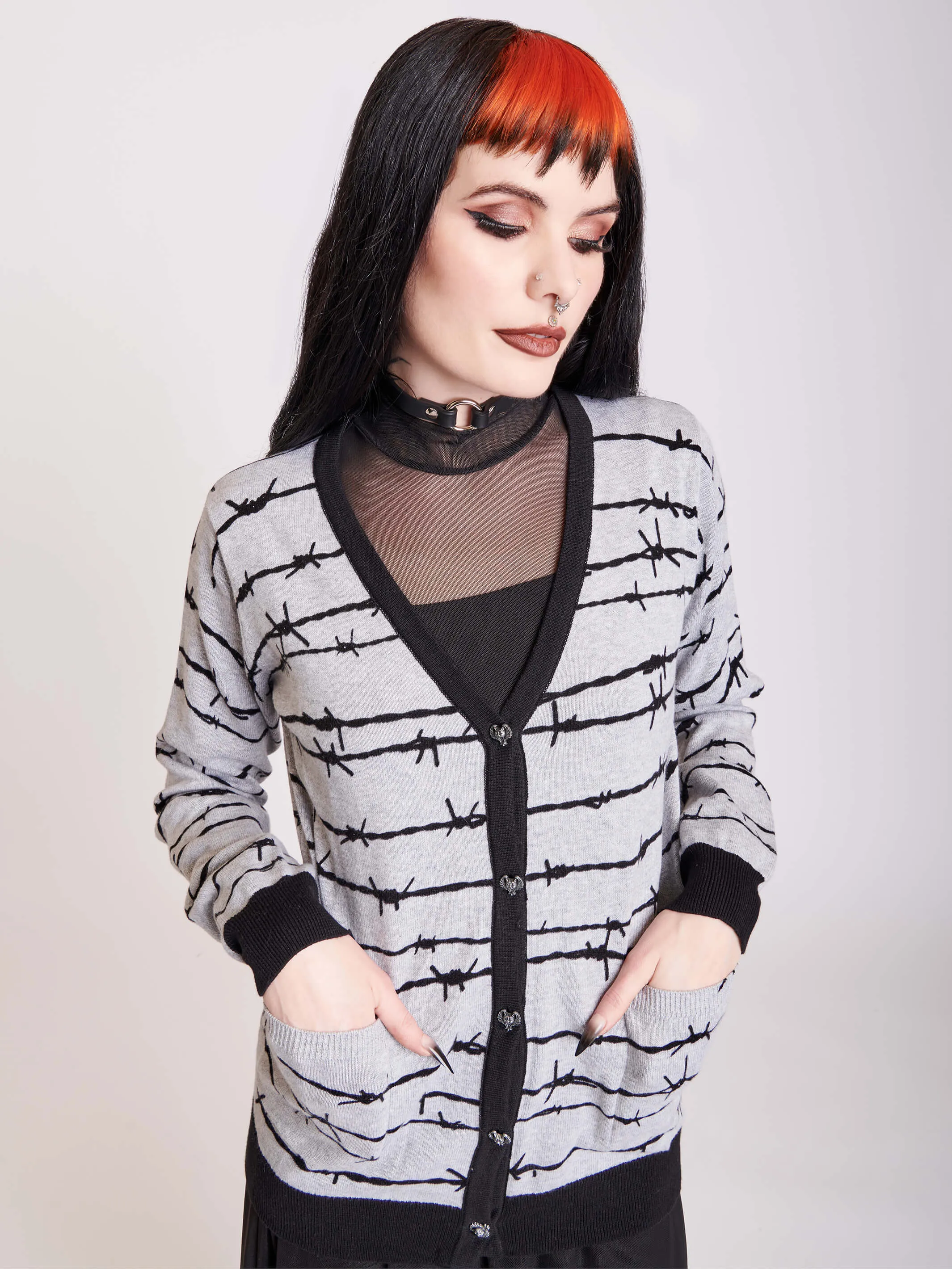 Barbed Wire Cardigan