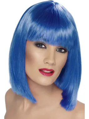 Blue Glam Wig