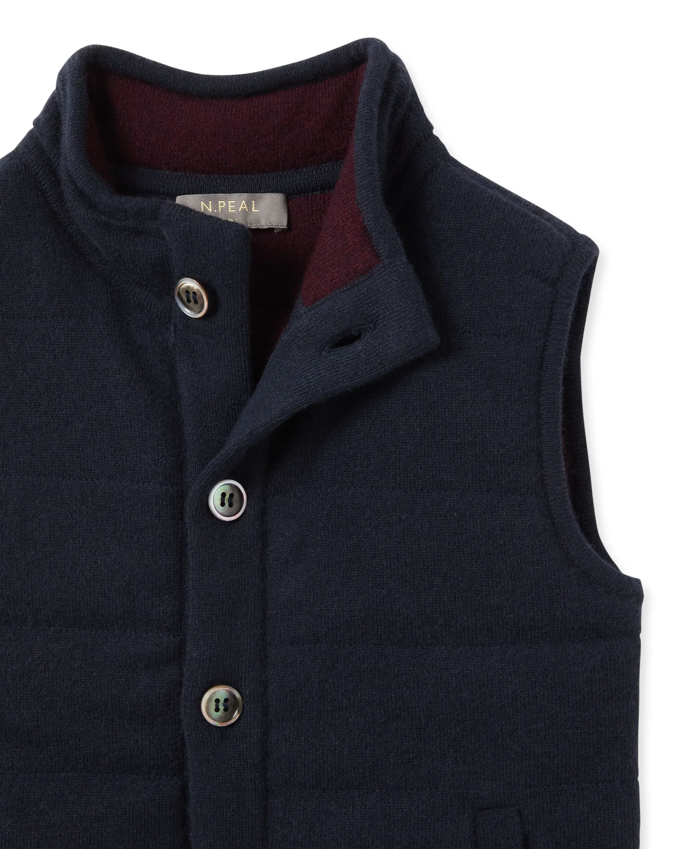 Boys Mall Cashmere Gilet Navy Blue