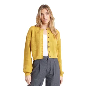 BRIXTON DOMINO CARDIGAN - LEMON