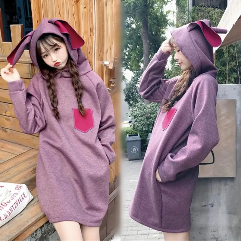 Bunny Hoodie Dress SD01053