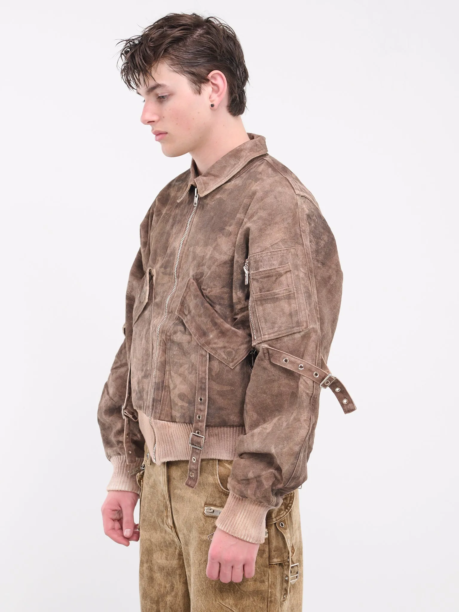 Cargo Bomber Jacket (CARGO-BOMBER-BEIGE)