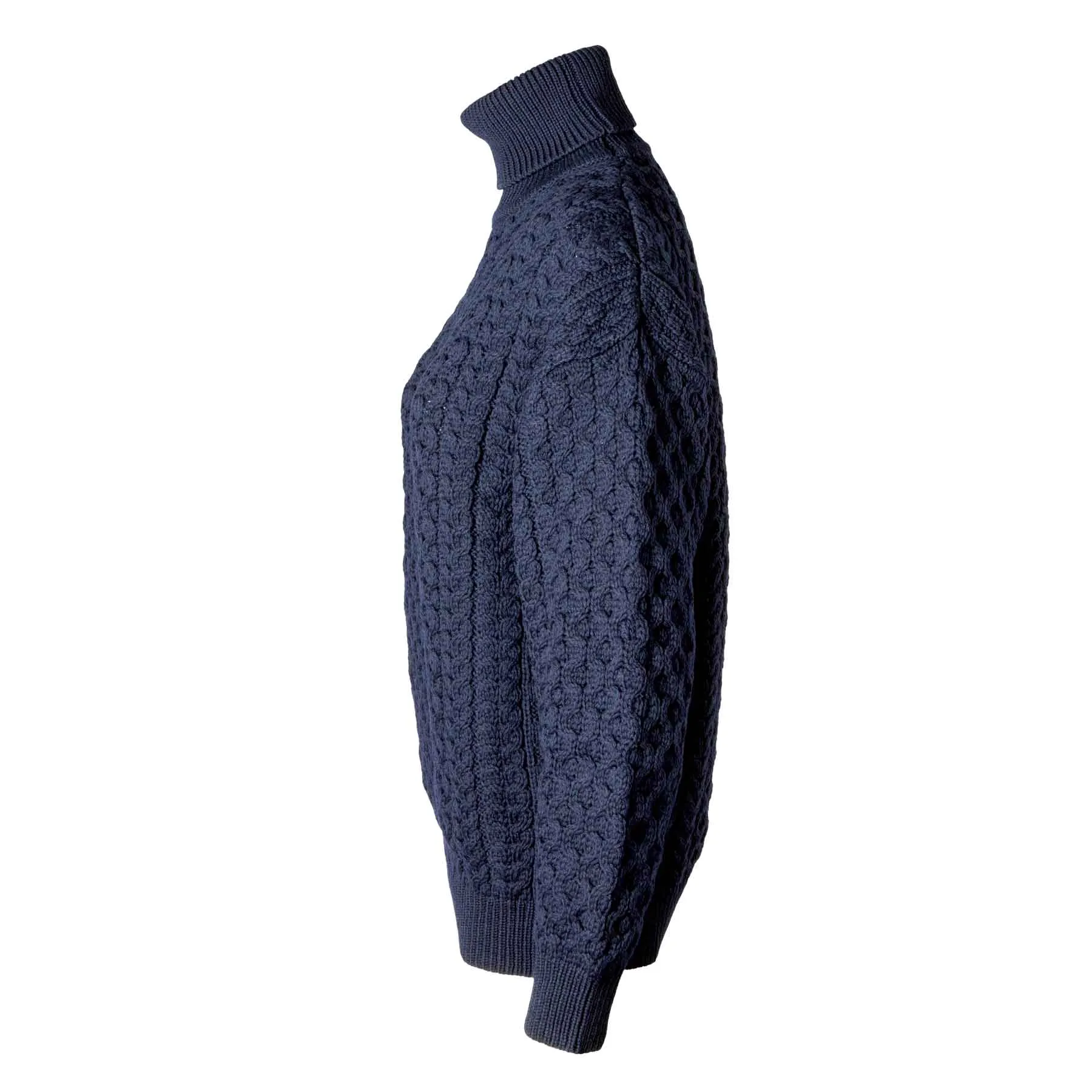 Carrick Unisex Turtleneck Sweater - Navy