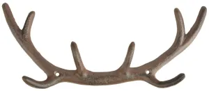 Cast Iron Antler Coat Hook