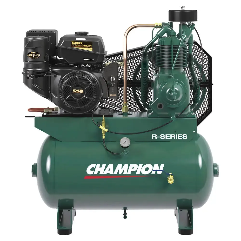 Champion 60 Gal HGR7 R Series Air Compressor, 14 HP, Kohler Horz.