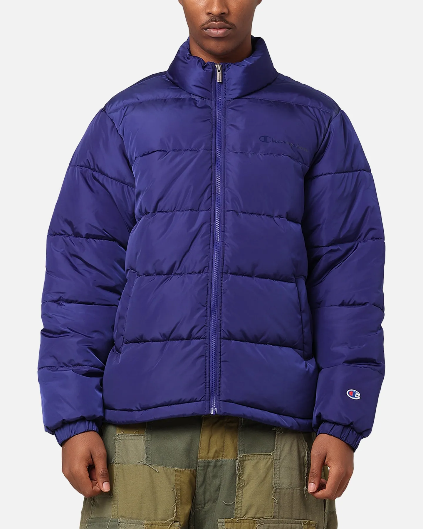 Champion Rochester Padded Puffer Jacket Chaouen Cobalt