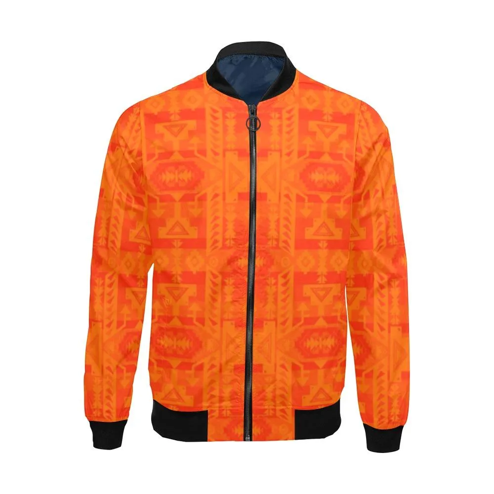 Chiefs Mountain Orange Bomber Jacket for Men