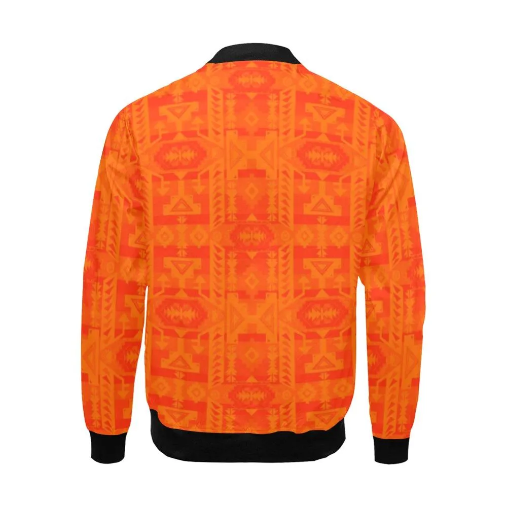 Chiefs Mountain Orange Bomber Jacket for Men