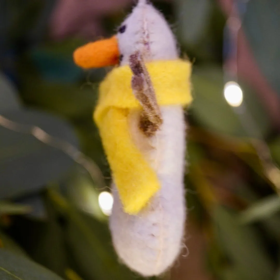 Colourful Felt Snowmen