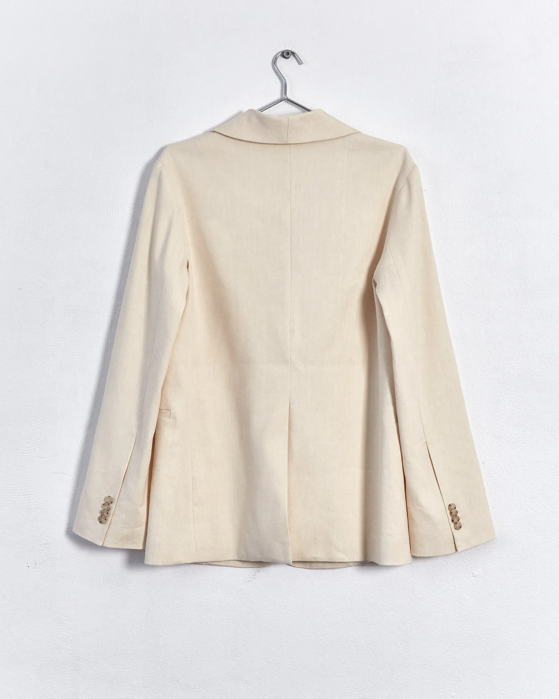 Commas 'shawl collar' blazer, cream, 8-10