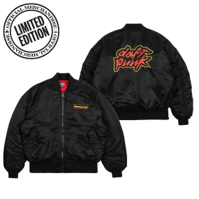 DAFT PUNK X ALPHA INDUSTRIES MA-1 BOMBER JACKET