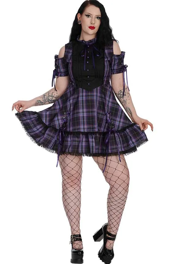 Dark Doll [Black/Purple] | DRESS