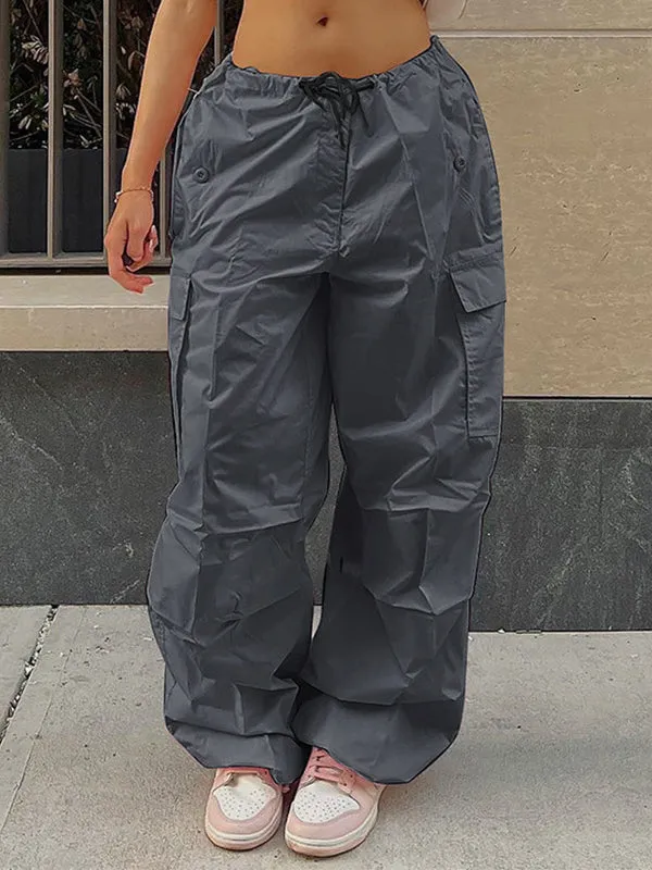 Drawstring Y2K Baggy Cargo Pants