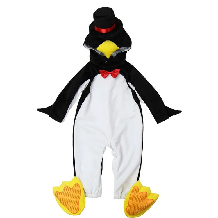 Fancydresswale baby Photography Props Penguin Bird Costume Jumpsuit Halloween Cosplay Costume(6 Months -24 Months))