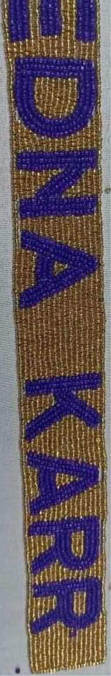 Fanwear: Edna Karr Beaded Purse Strap