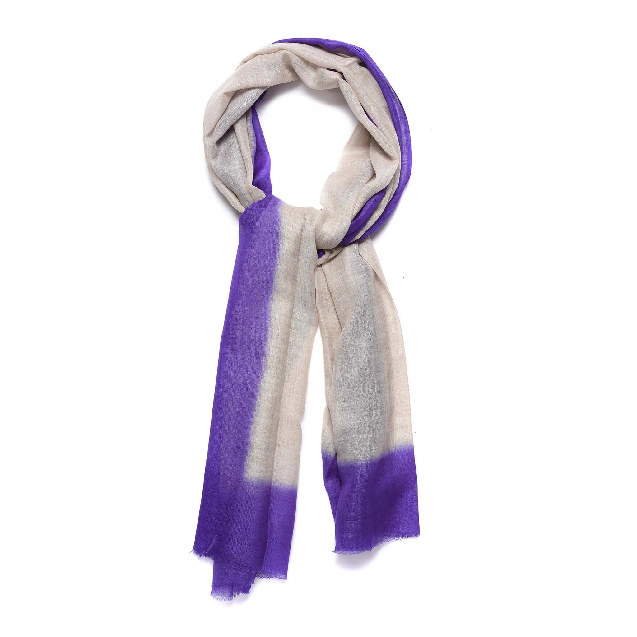 Fine Wool and Silk Scarf - Various Colours