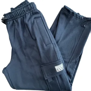 Fleece Cargo Pants - Navy