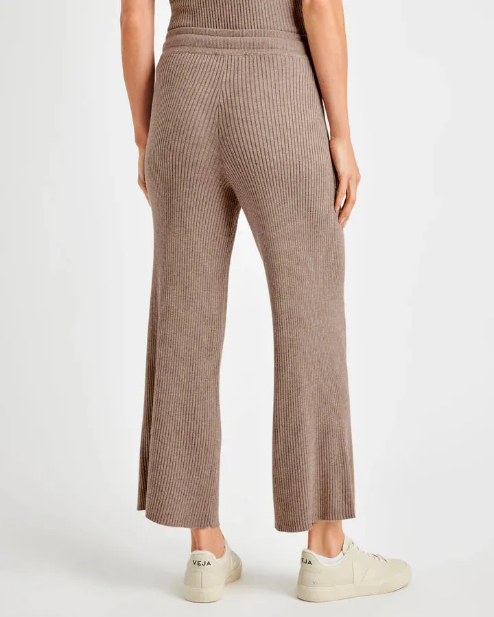 Georgie Rib Pant in Tawny Heather