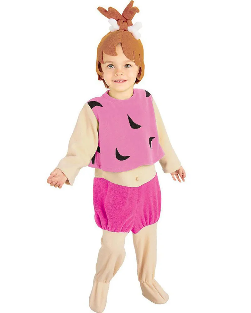 Girls Costume - Pebbles Flintstones Deluxe