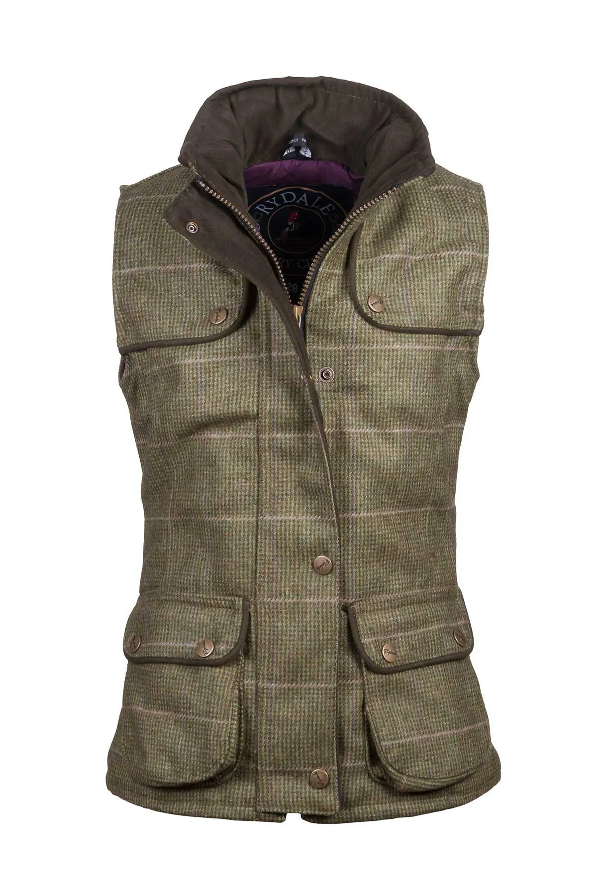 Girls Tweed Waistcoat