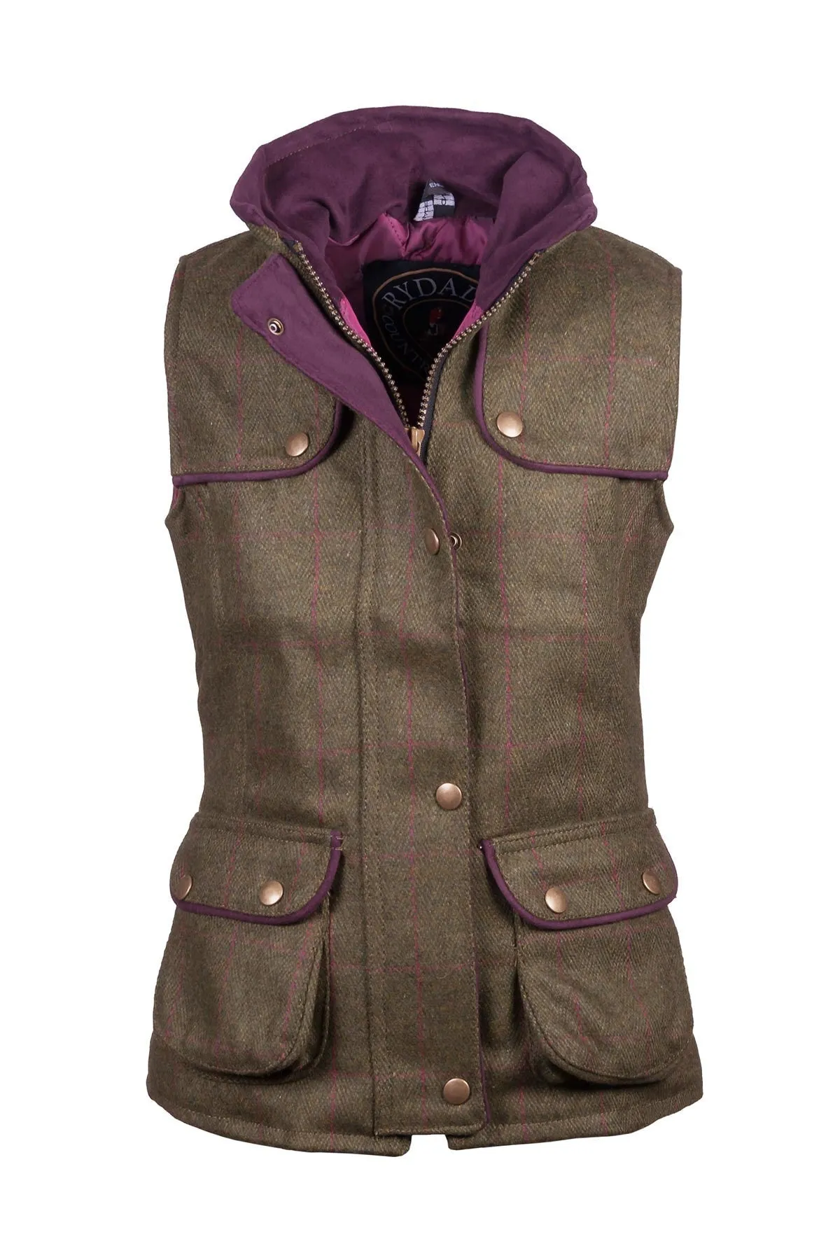 Girls Tweed Waistcoat