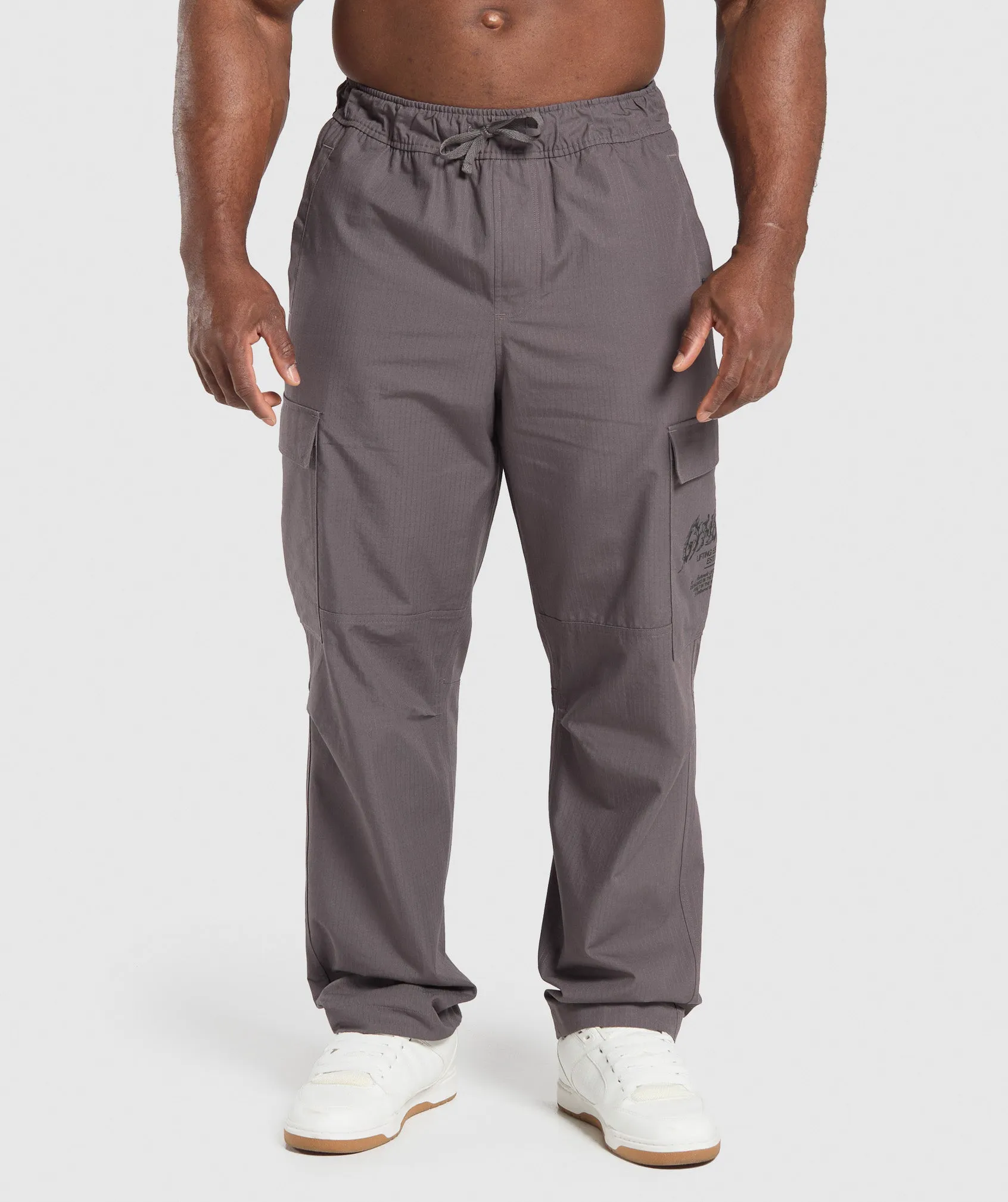 Gymshark Metal Lifting Cargo Pants - Brushed Purple