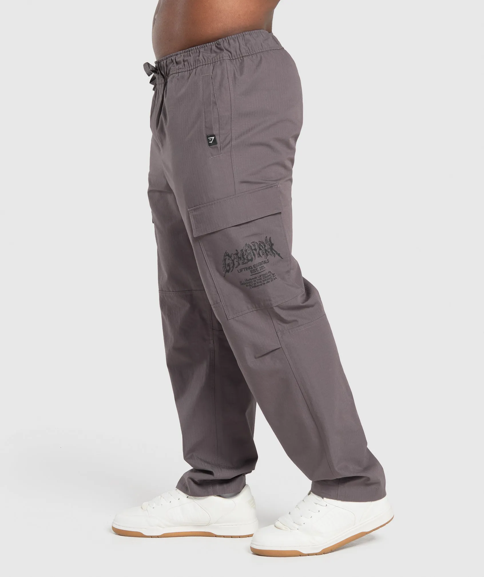 Gymshark Metal Lifting Cargo Pants - Brushed Purple