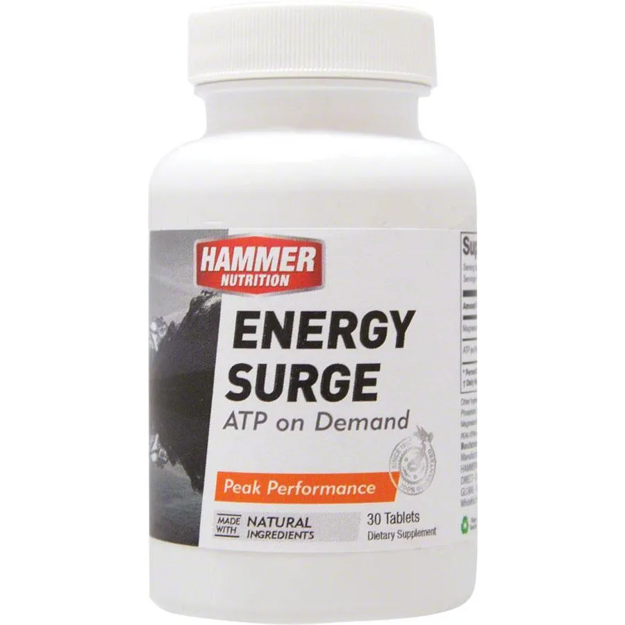 Hammer Energy Surge: Bottle of 30 Capsules