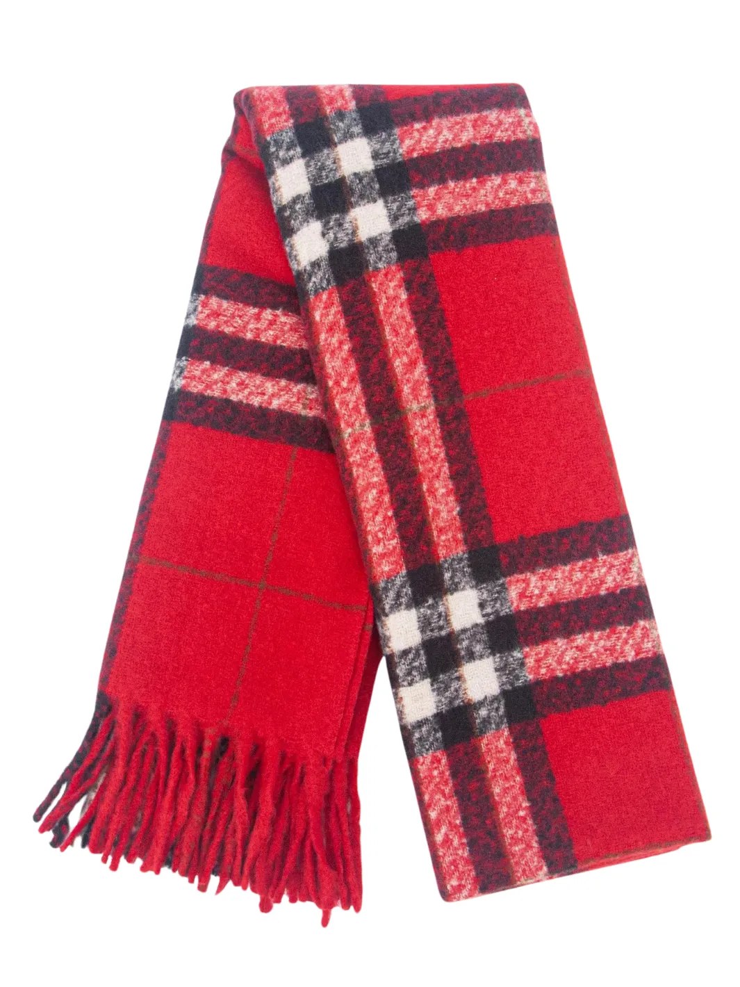 Heavyweight Scarf - Red Check