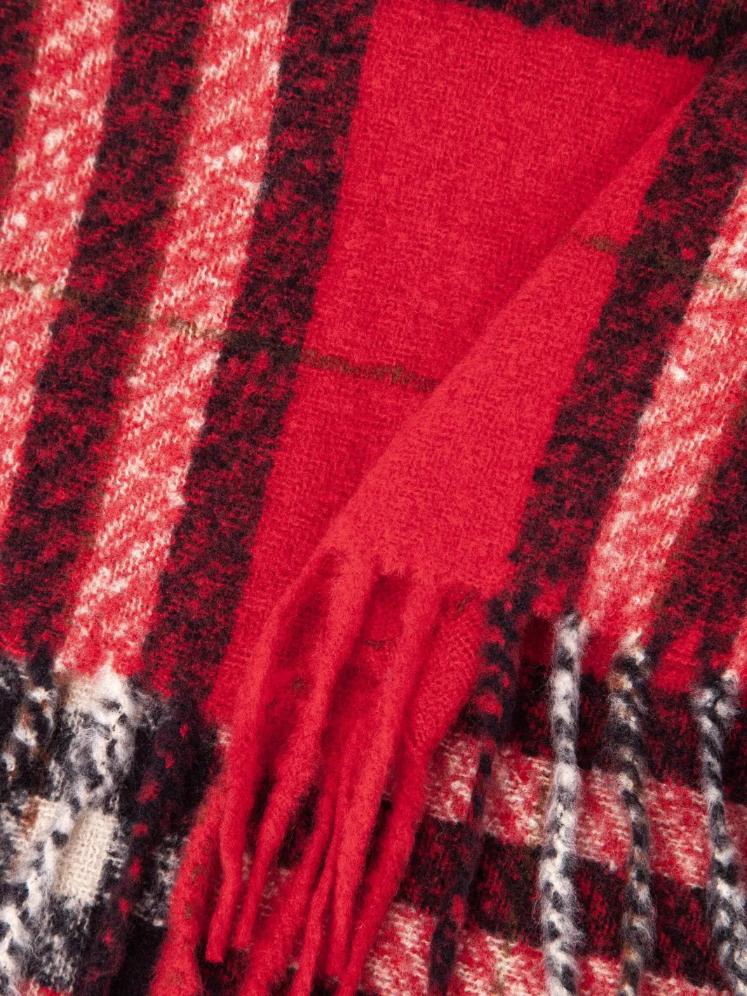 Heavyweight Scarf - Red Check