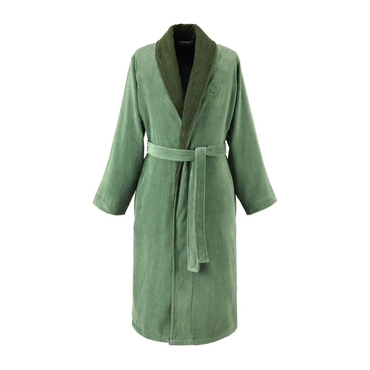 Hugo Boss Double B Cypres Shawl Collar Bathrobe (Men's) by Yves Delorme