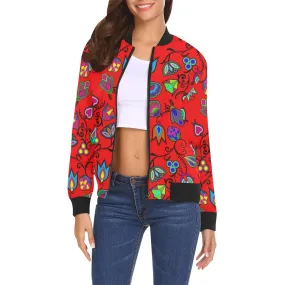 Indigenous Paisley - Dahlia Bomber Jacket for Women