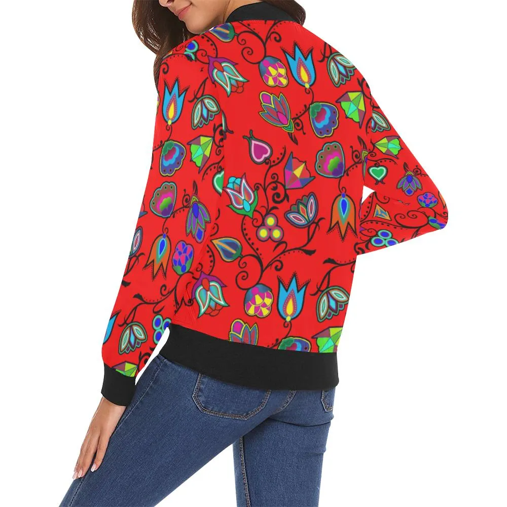 Indigenous Paisley - Dahlia Bomber Jacket for Women