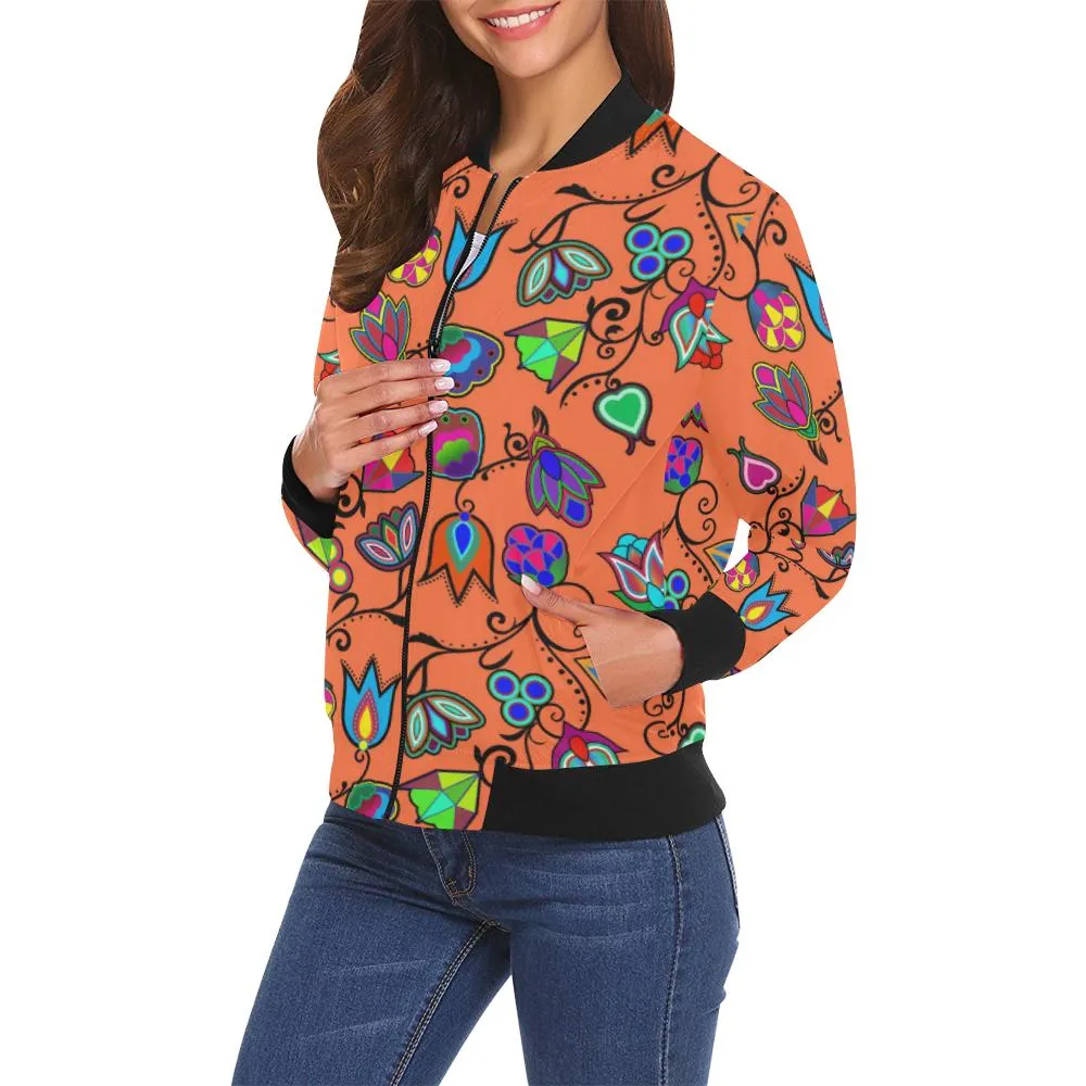 Indigenous Paisley - Sierra Bomber Jacket for Women