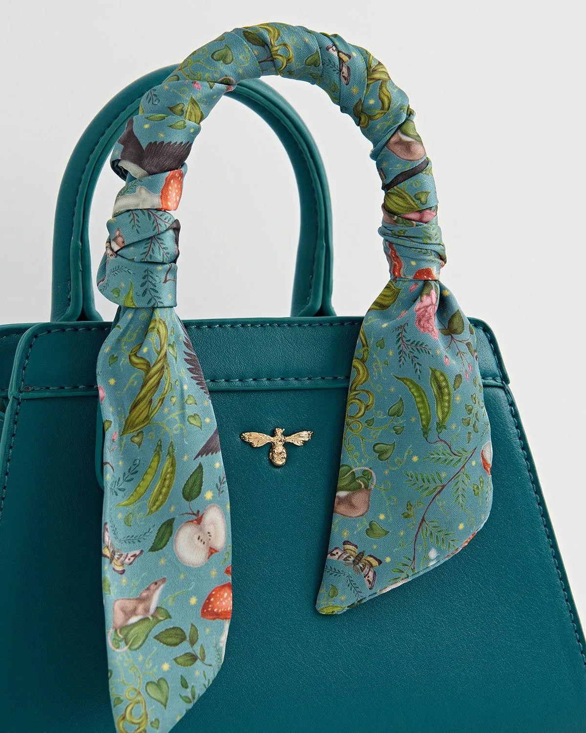 Into the Woods Mini Tote - Mermaid Teal