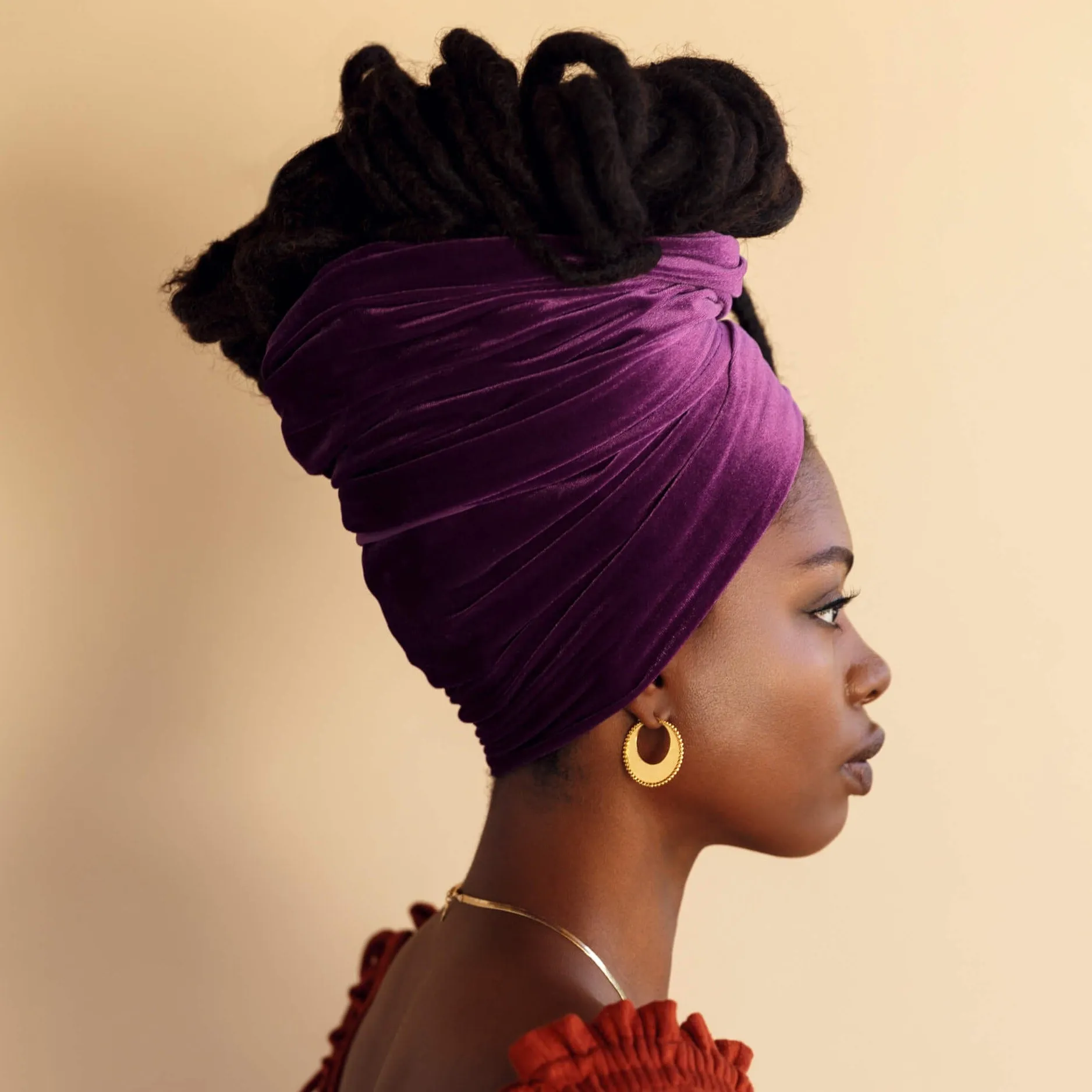 Iolite Velvet Headwrap