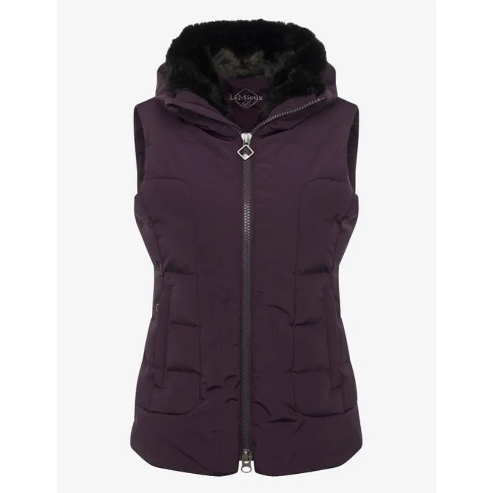 IT02237 LeMieux Women's Loire Winter Gilet Vest - Fig