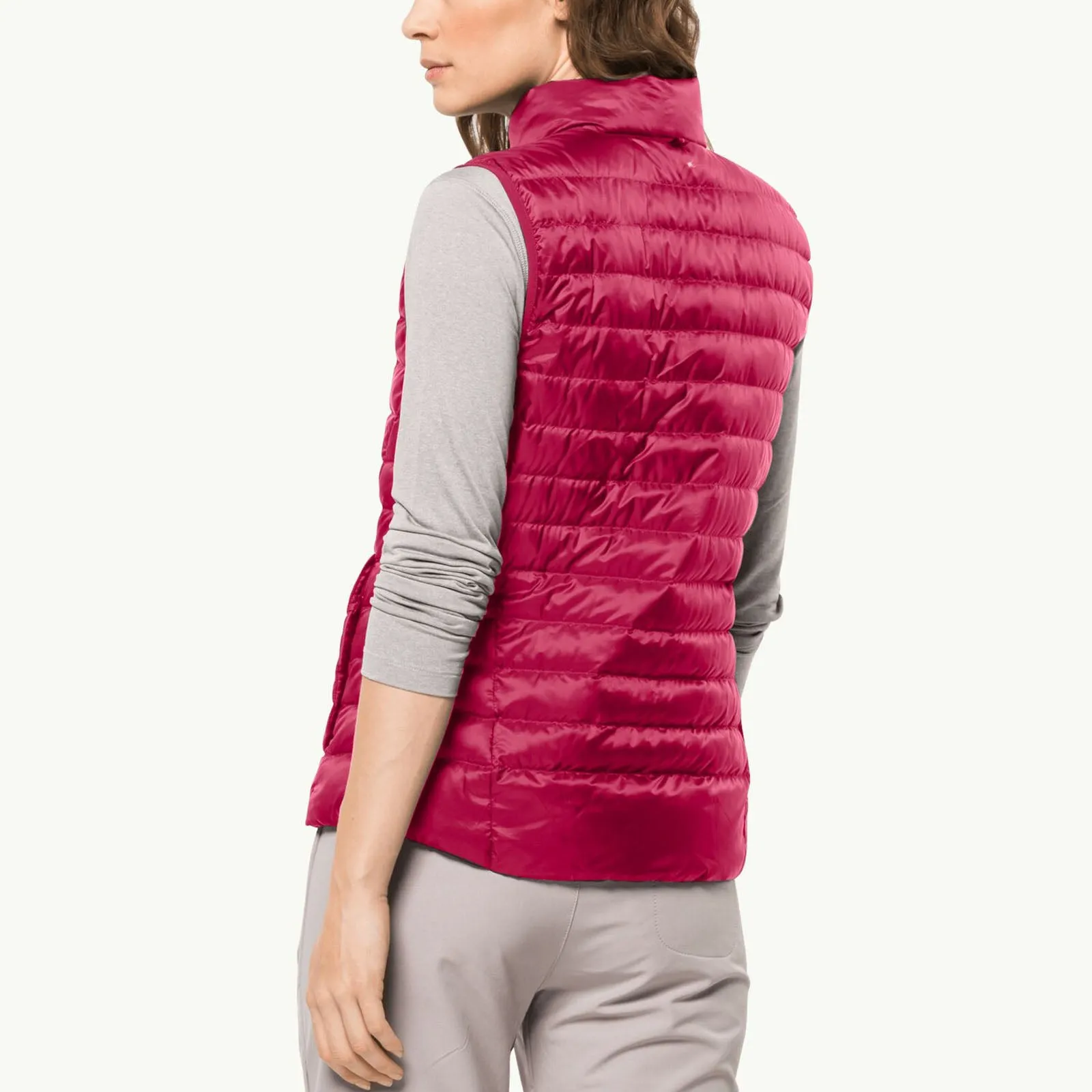 Jack Wolfskin Womens Pack & Go Packable Down Bodywarmer Gilet