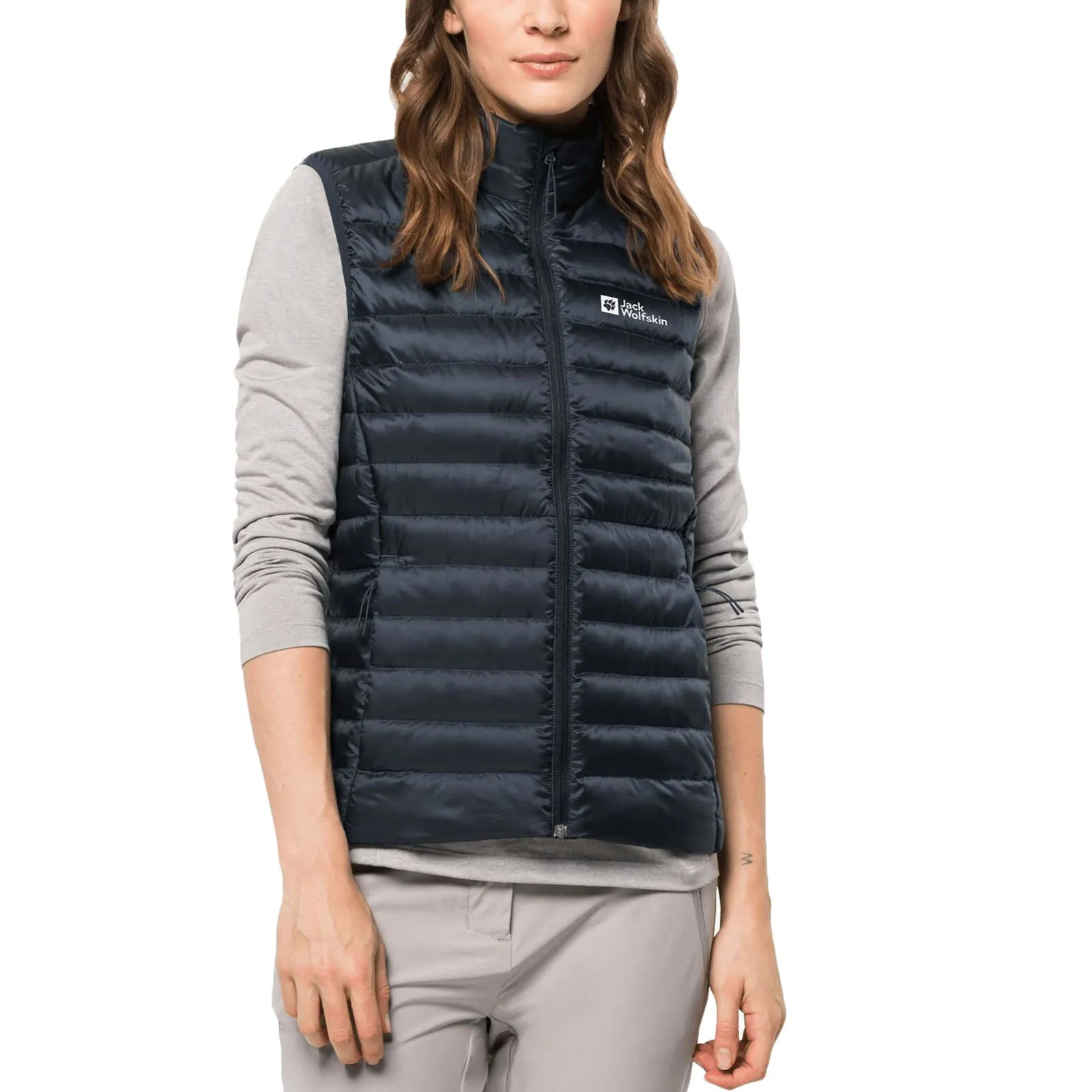 Jack Wolfskin Womens Pack & Go Packable Down Bodywarmer Gilet