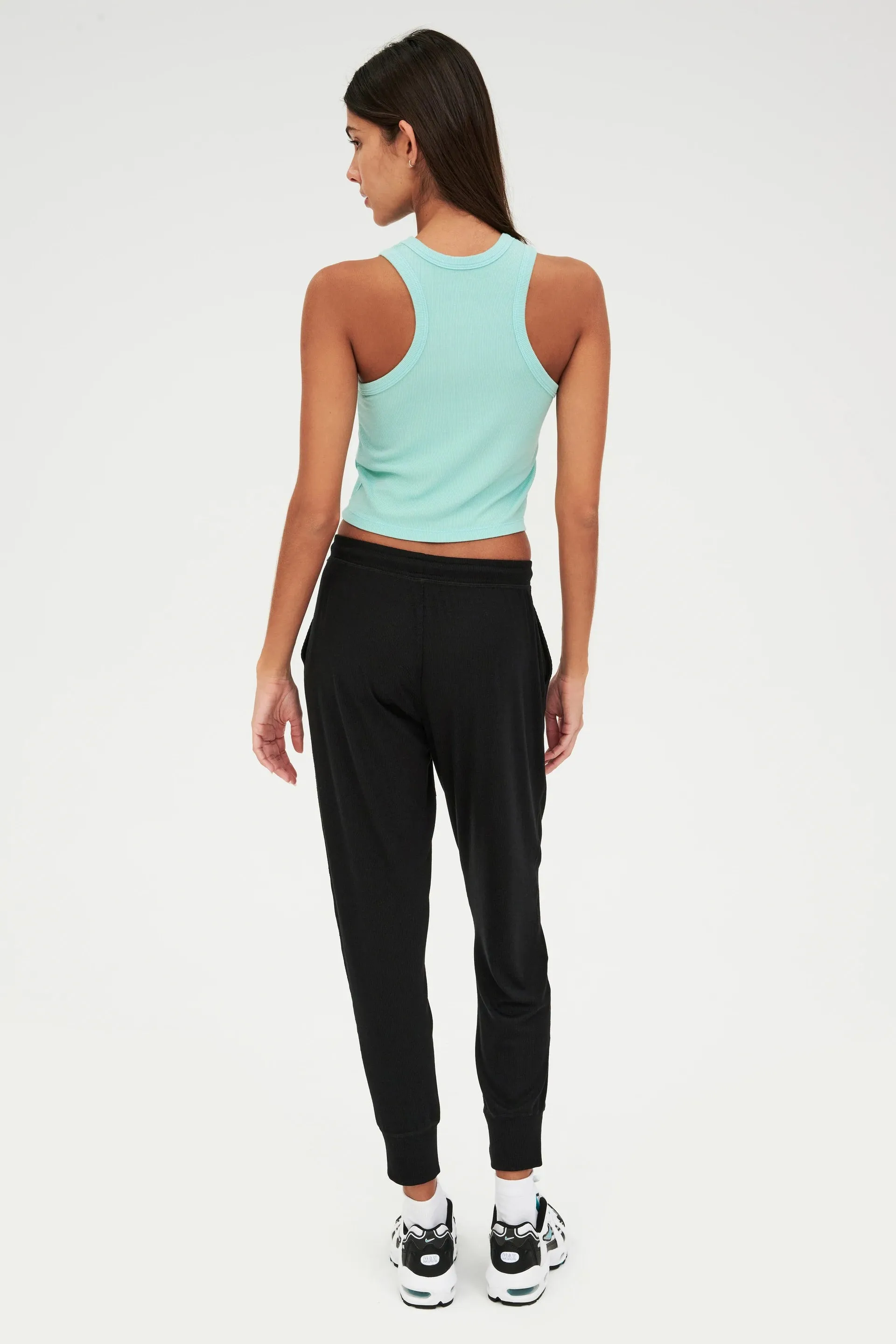 Kiki Rib Crop, Jade