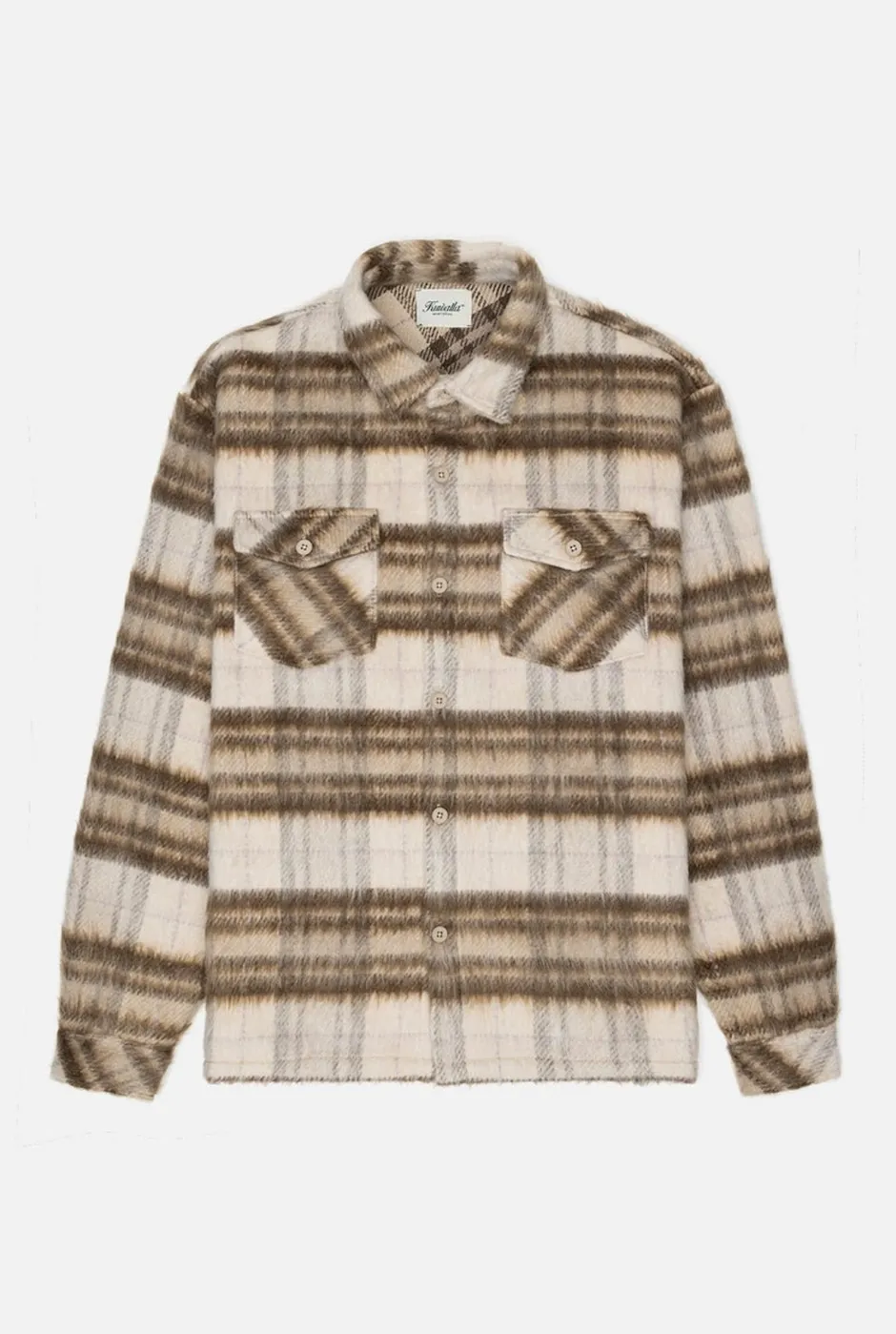 KUWALLA TEE MOHAIR OVERSHIRT - BEIGE