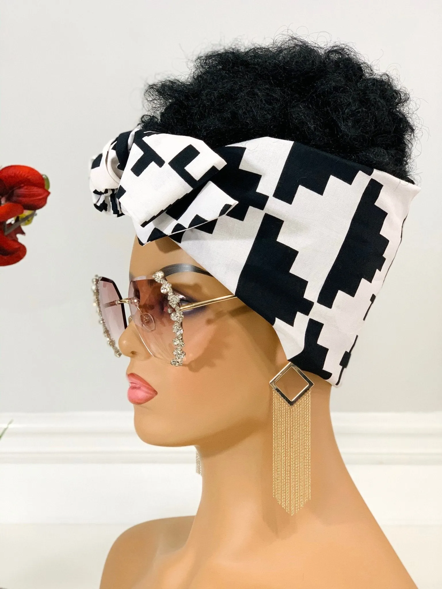 Lily African Print Satin-Lined Headwrap