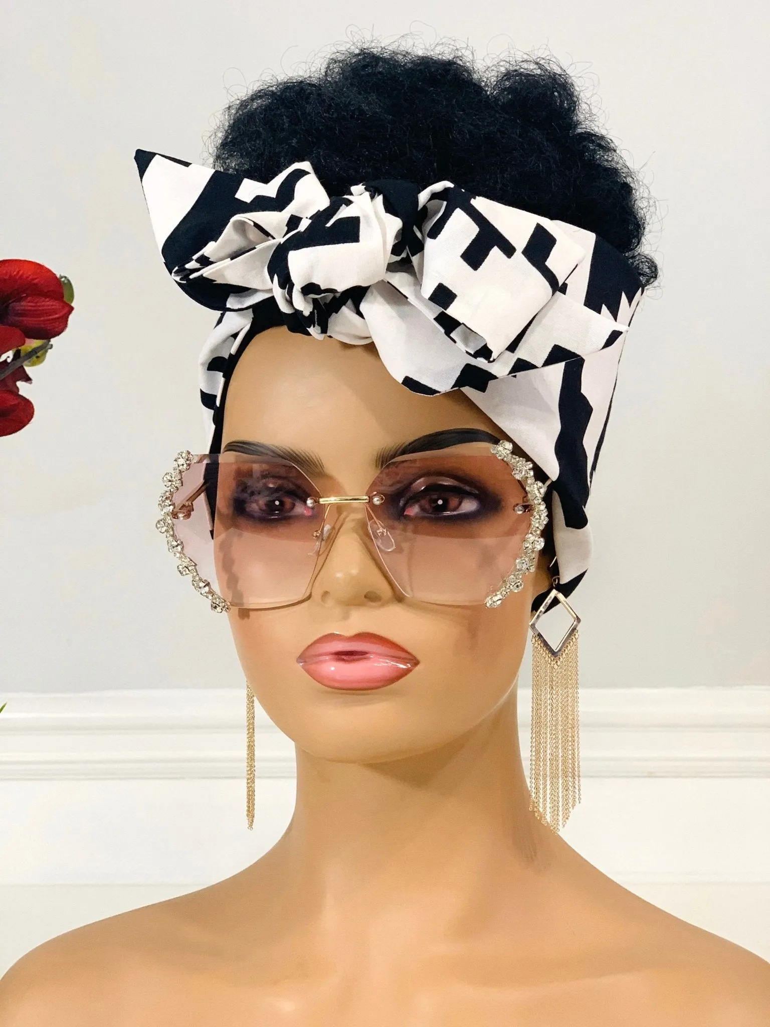 Lily African Print Satin-Lined Headwrap